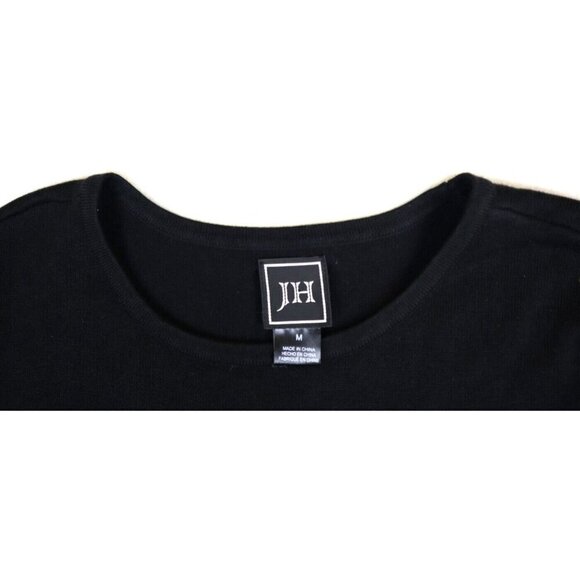 Black and Red Striped Hem Dress - Picture 5 of 8